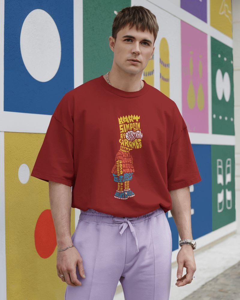 Bart Simpson 2 men full red