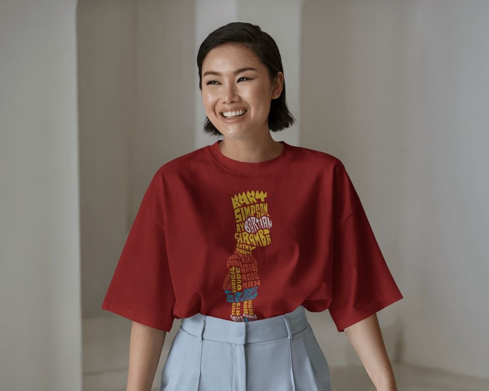 Bart Simpson 2 women full red