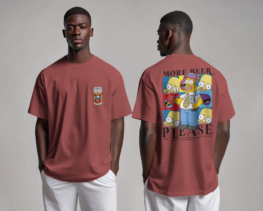 Beer Simpsons men full coral