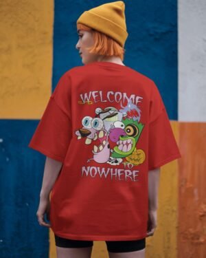 Courage The Cowardly Dog Oversized Classic T-Shirt