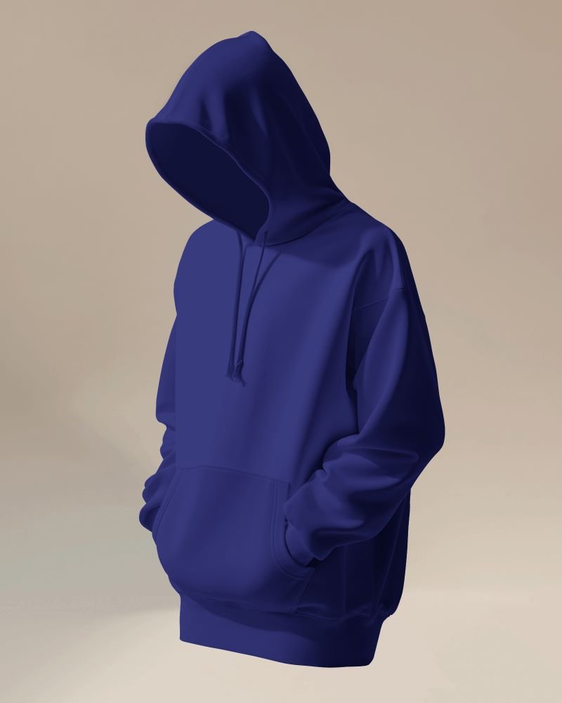 Hoodie manniquin royal blue