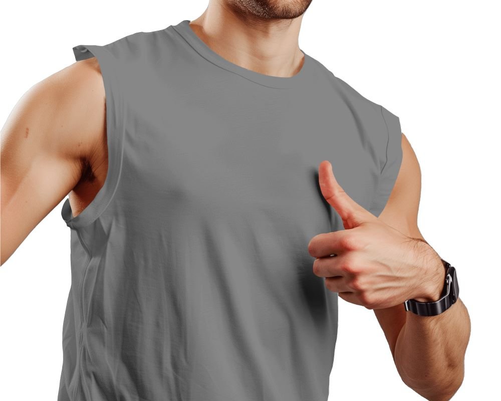 MS36 Charcoal Melange close up wh