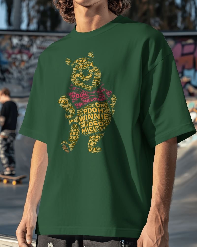 POOH men full bottle green