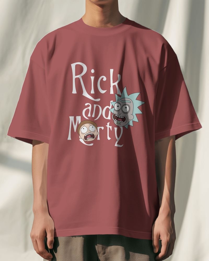 Rick and Morty Beetlejuice men close up coral