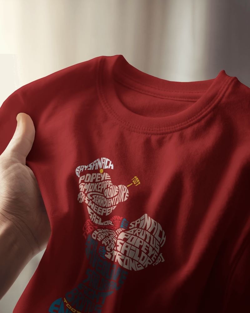 Sailorman flat lay red