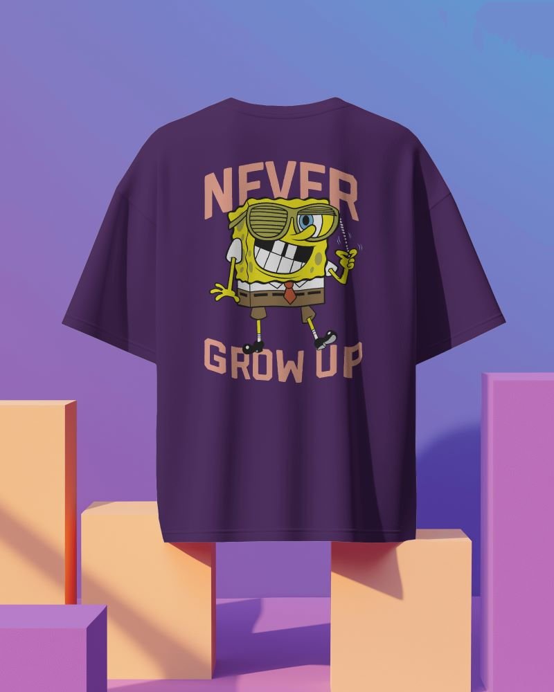 Sponge Bob 3D back purple