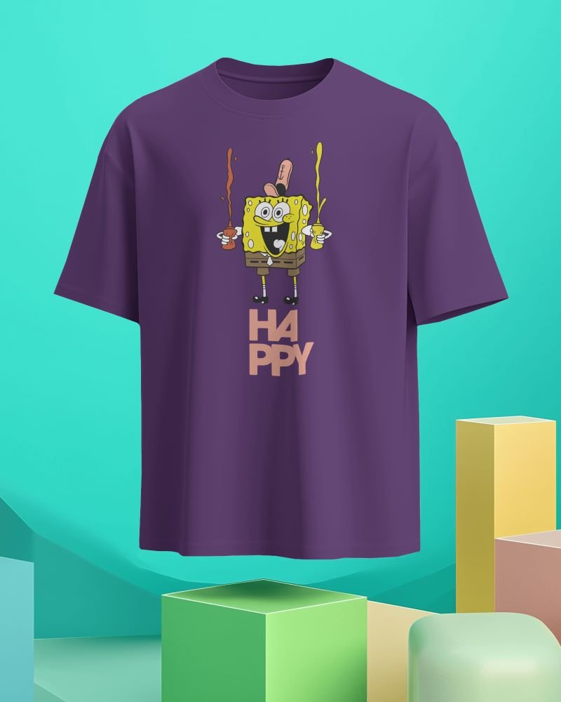 Sponge Bob 3D front purple