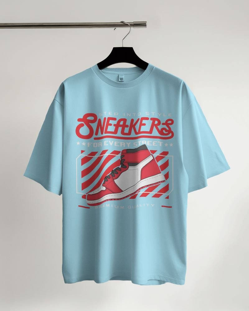 Stylish SneakersMen 3D baby blue