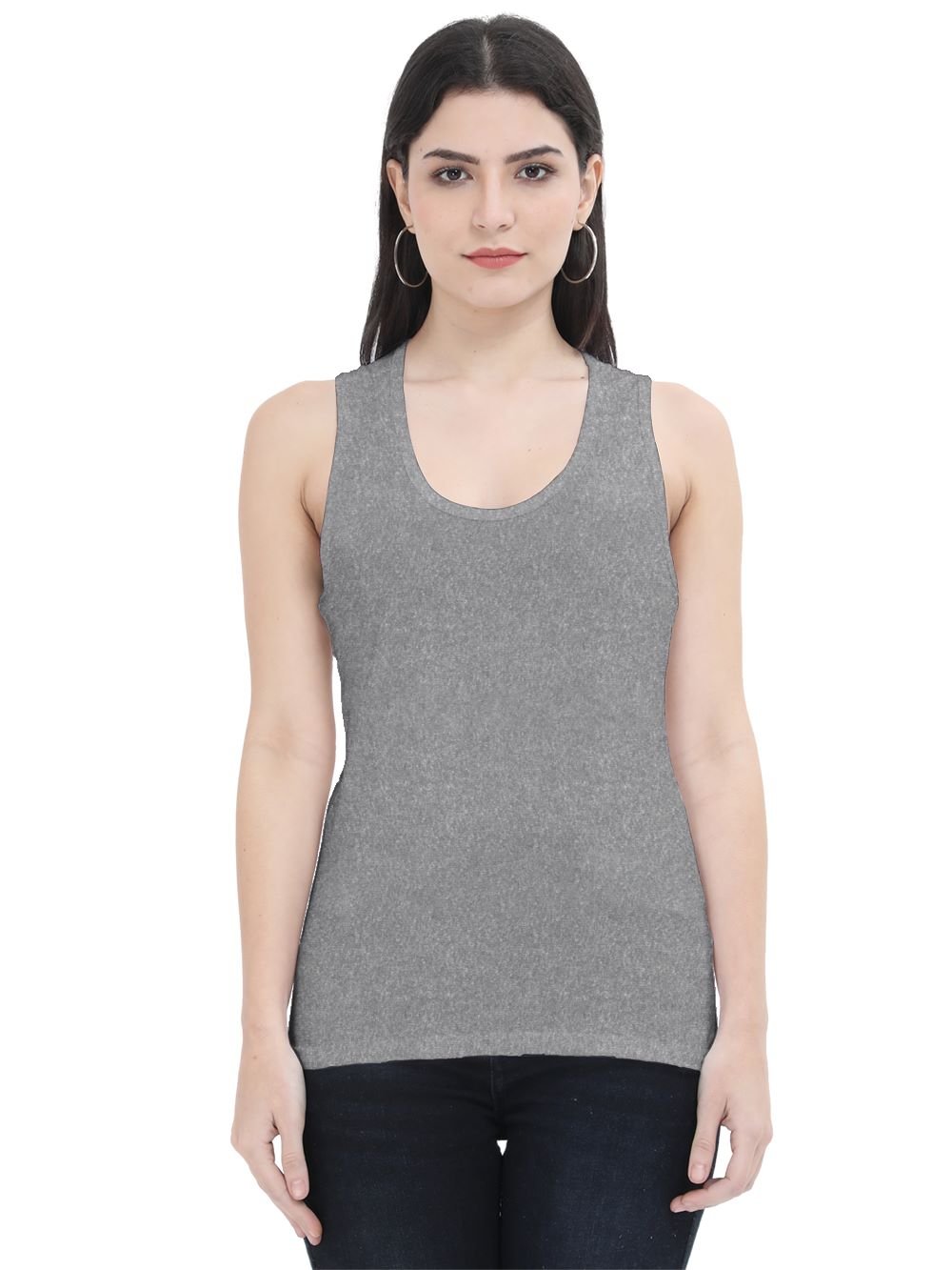 UV37 Charcoal Melange 818181 Front