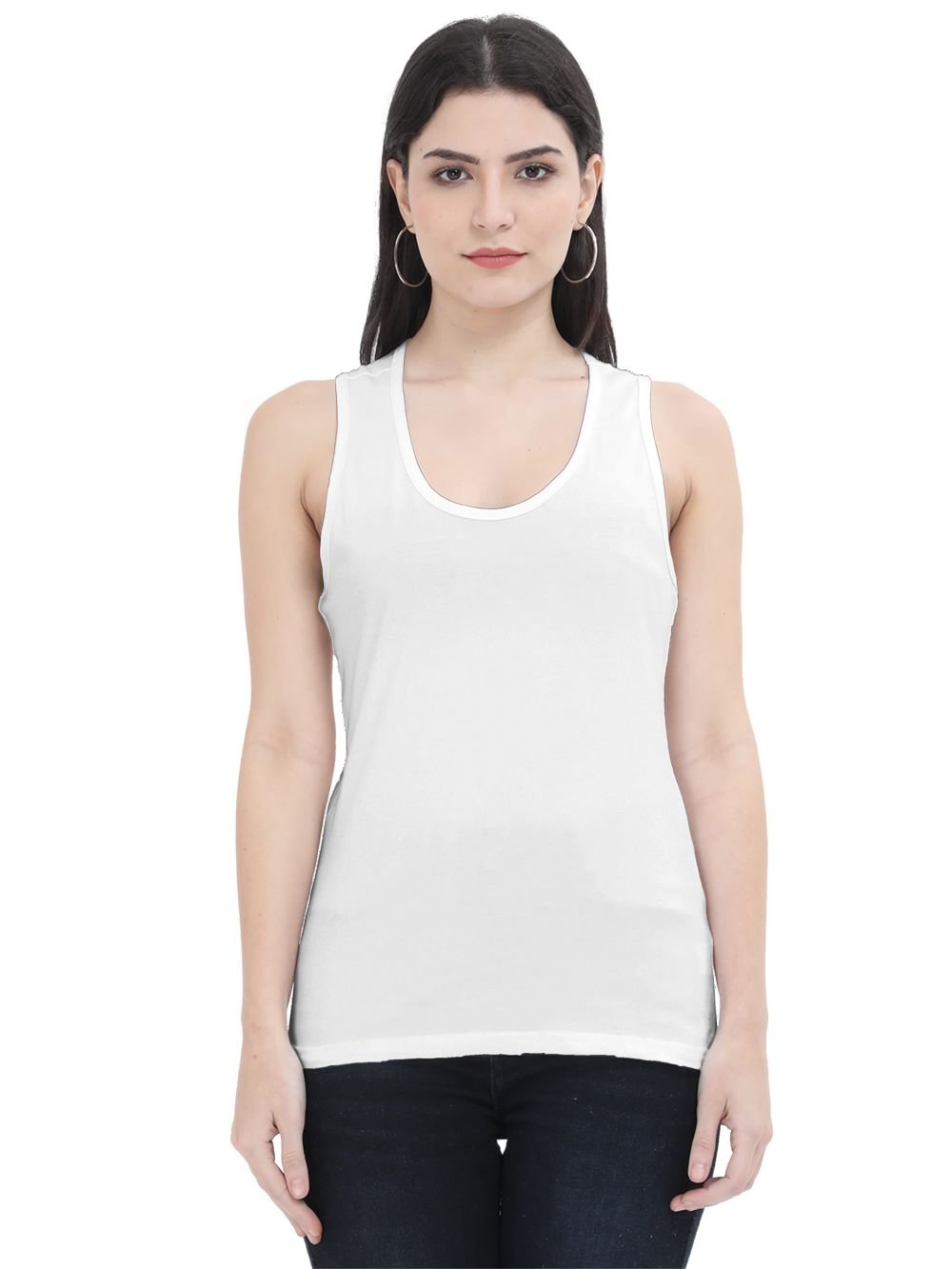 UV37 White ffffff Front