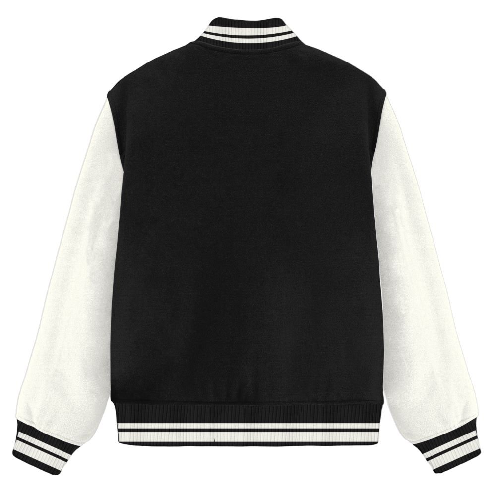 Varsity Jacket Black back