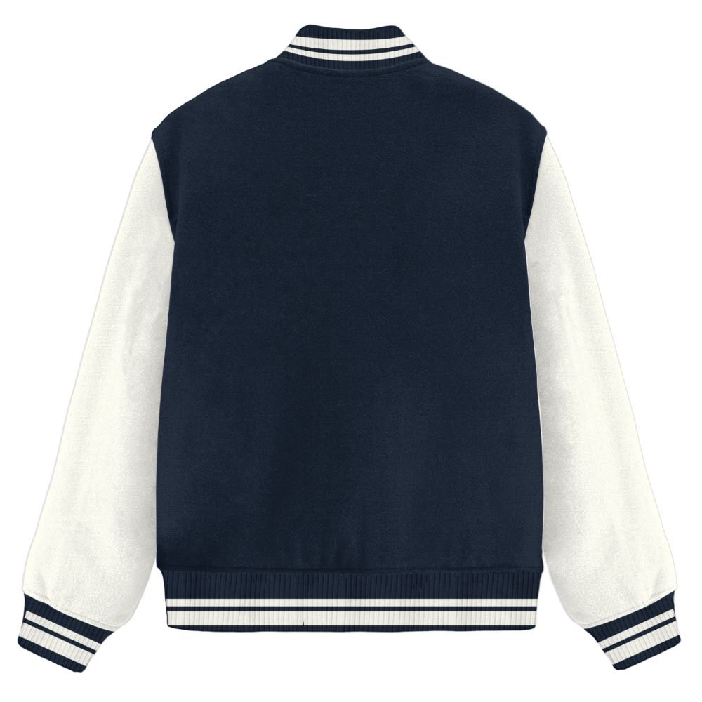 Varsity Jacket navy blue back