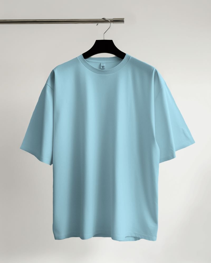 oversized classic tshirt mannequin baby blue