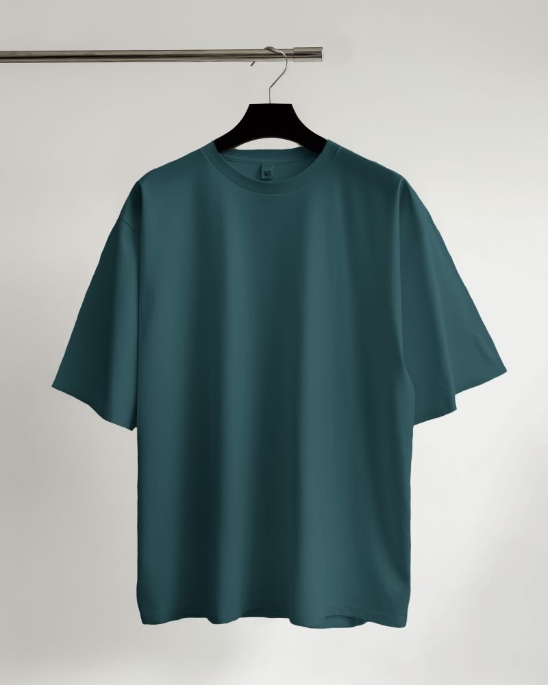 oversized classic tshirt mannequin petrol blue