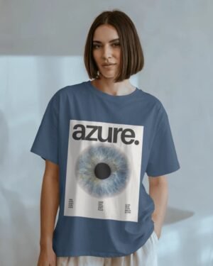 Azure Terry Oversized T-Shirt