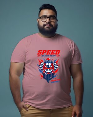 Racing Bike Classic Crew T-Shirt Plus Size