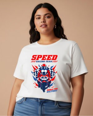 Racing Bike Classic Crew T-Shirt Super Plus Size