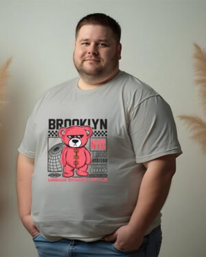 Brooklyn Bear Classic Crew T-Shirt Super Plus Size