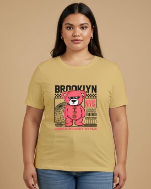 Brooklyn Bear Classic Crew T-Shirt Plus Size