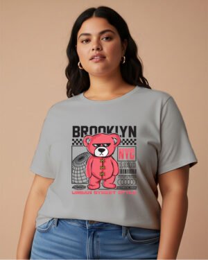 Brooklyn Bear Classic Crew T-Shirt Super Plus Size