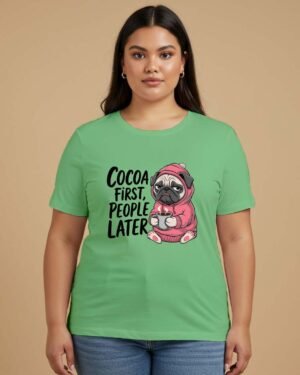 Cocoa Bull Dog Classic Crew T-Shirt Plus Size