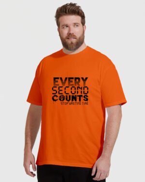 Every Second Counts Classic Crew T-Shirt Plus Size