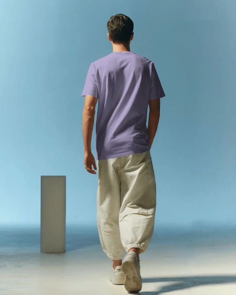 Men Model Back View lavender