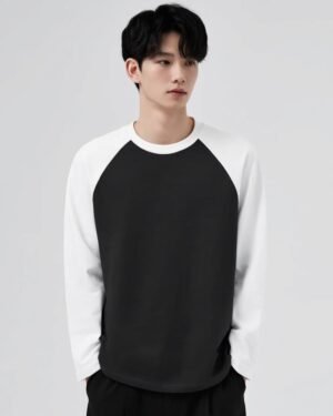 Solid Men Raglan T-Shirt