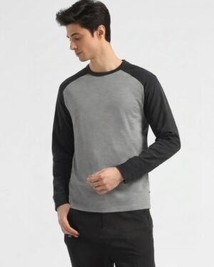 Solid Men Raglan T-Shirt