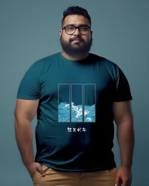 Ocean Waves Classic Crew T-Shirt Plus Size