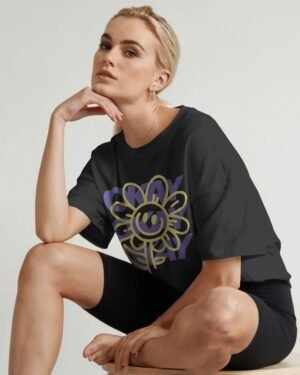 Okay Flower Oversized Standard T-Shirt