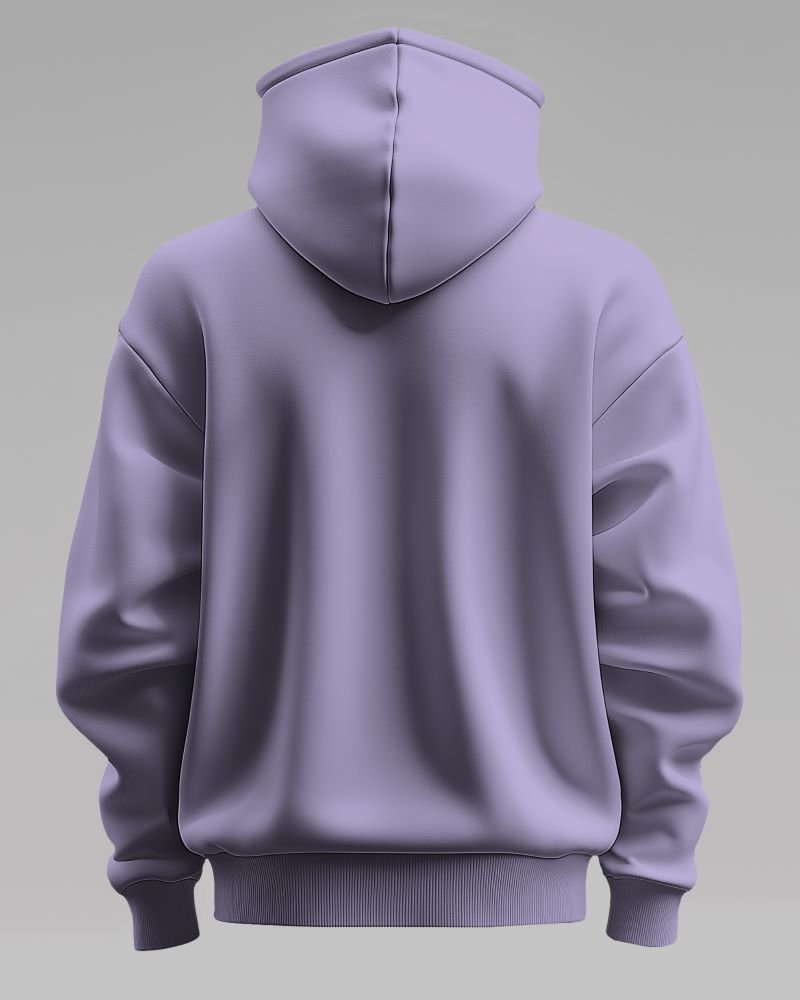 Oversized Hoodie maniquen back lavender