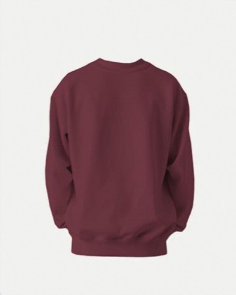Oversized Sweatshirt maniquen maroon
