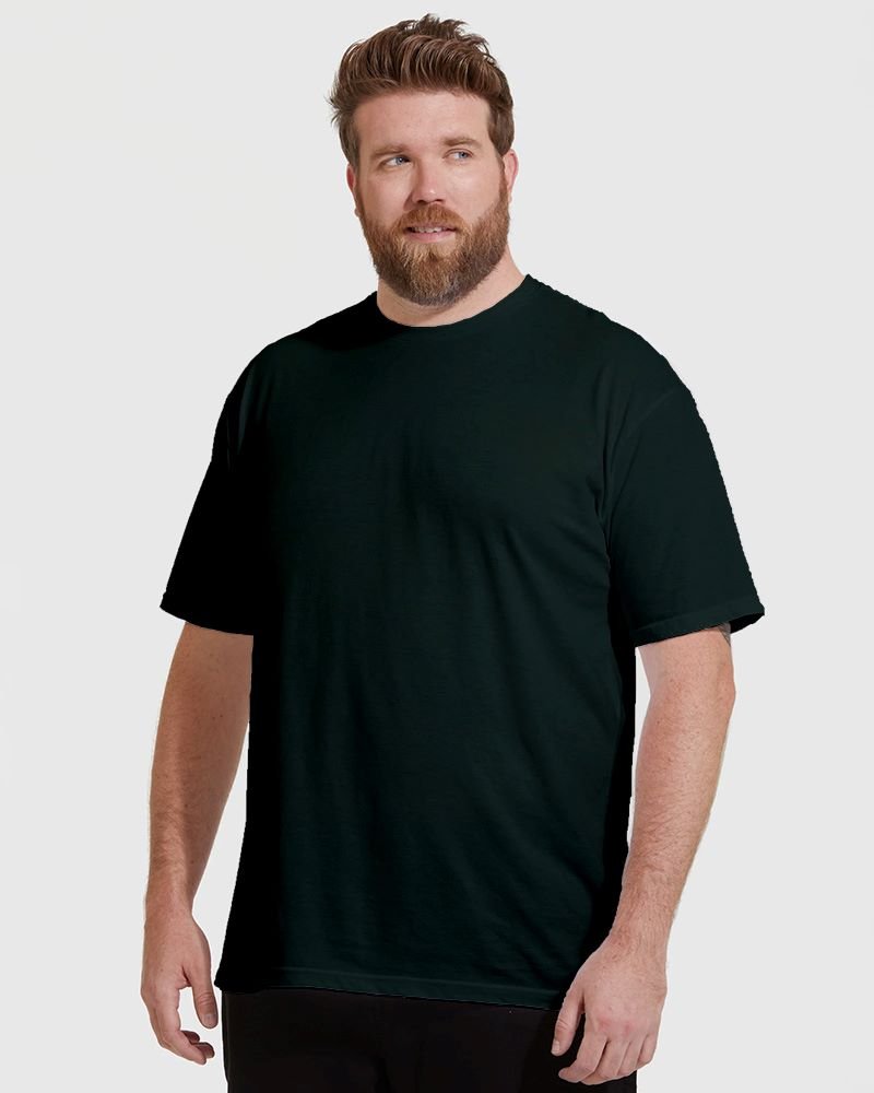 Plus Size Men Half Pose Steel Grey