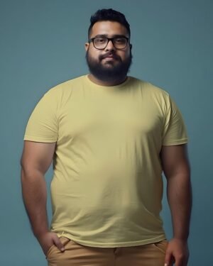 Solid Men Classic Crew Plus Size