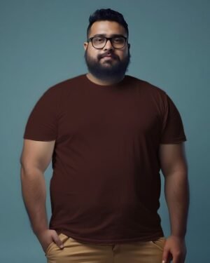 Solid Men Classic Crew Plus Size