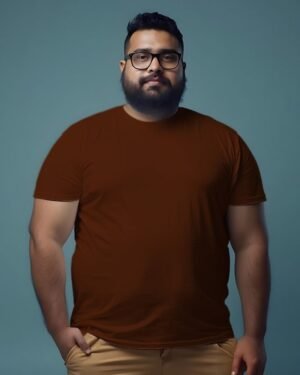 Solid Men Classic Crew Plus Size