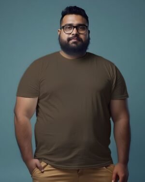 Solid Men Classic Crew Plus Size