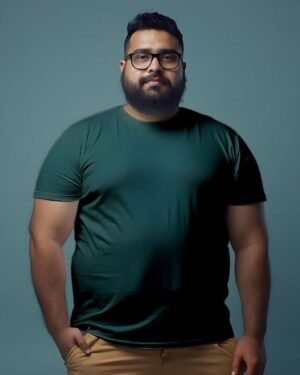 Solid Men Classic Crew Plus Size