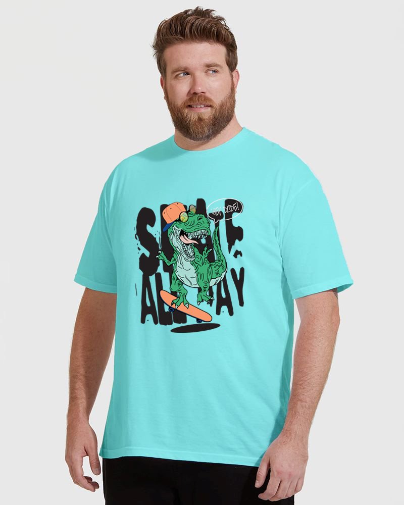 SKATE AWAY classic crew Plus Size Men Half Pose mint
