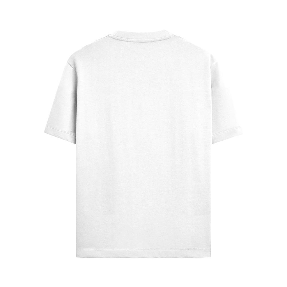 Standard Crew Tshirt mock up back white