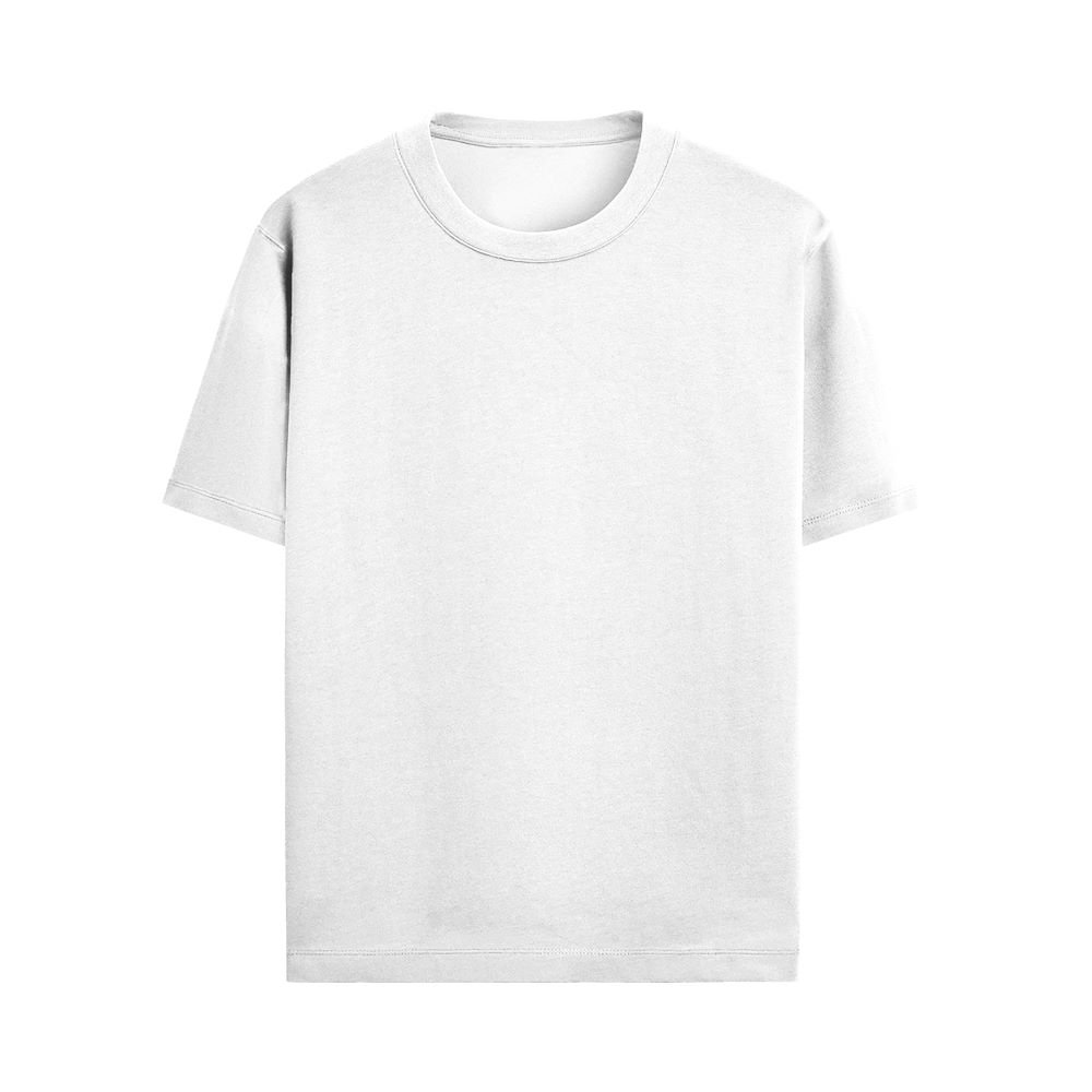 Standard Crew Tshirt mock up front white