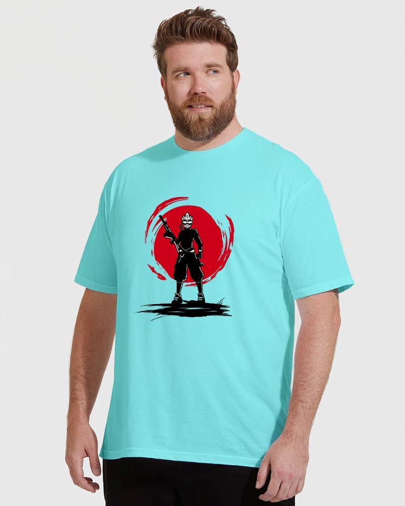 WARRIOR classic crew Plus Size Men Half Pose mint