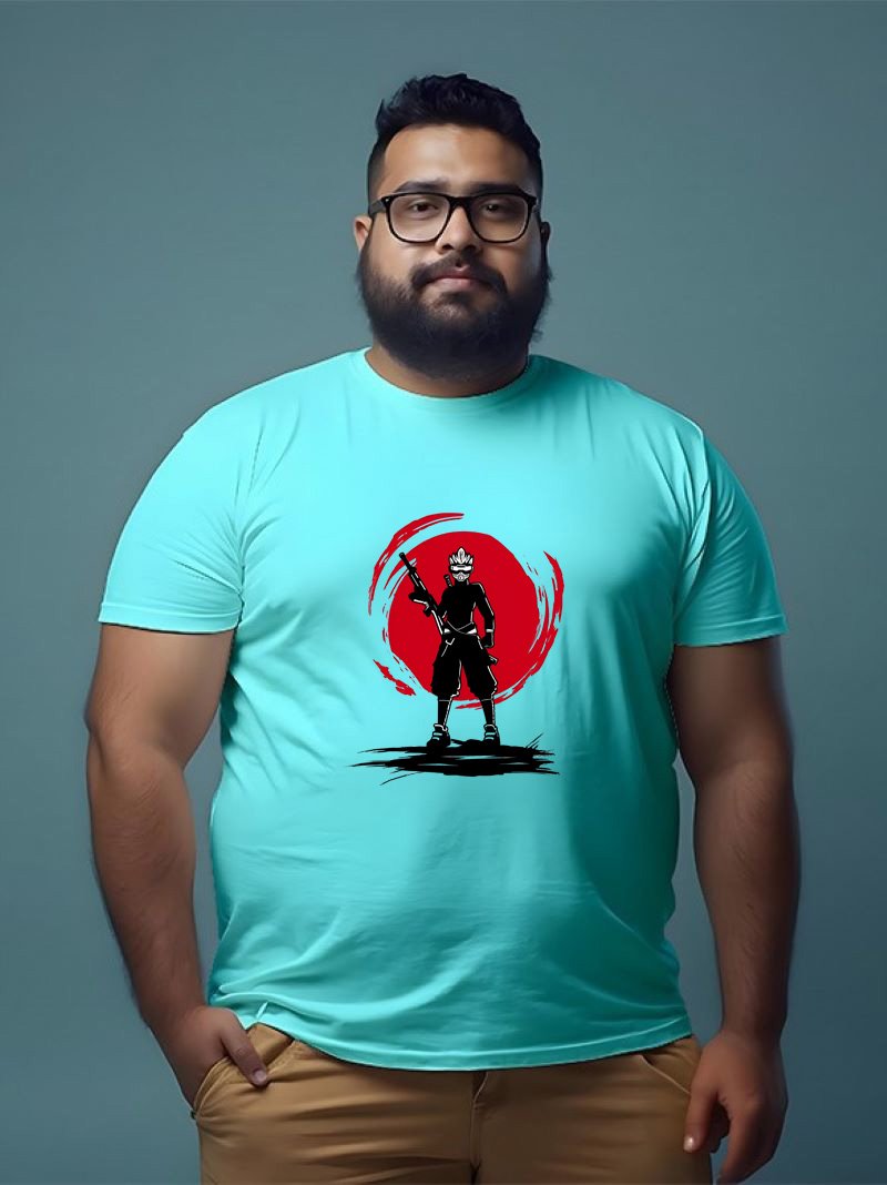 WARRIOR classic crew Plus Size Men Model Mint