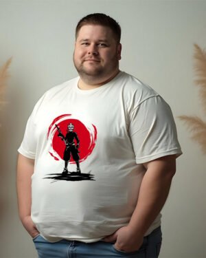 Samurai Fighter Classic Crew T-Shirt Super Plus Size