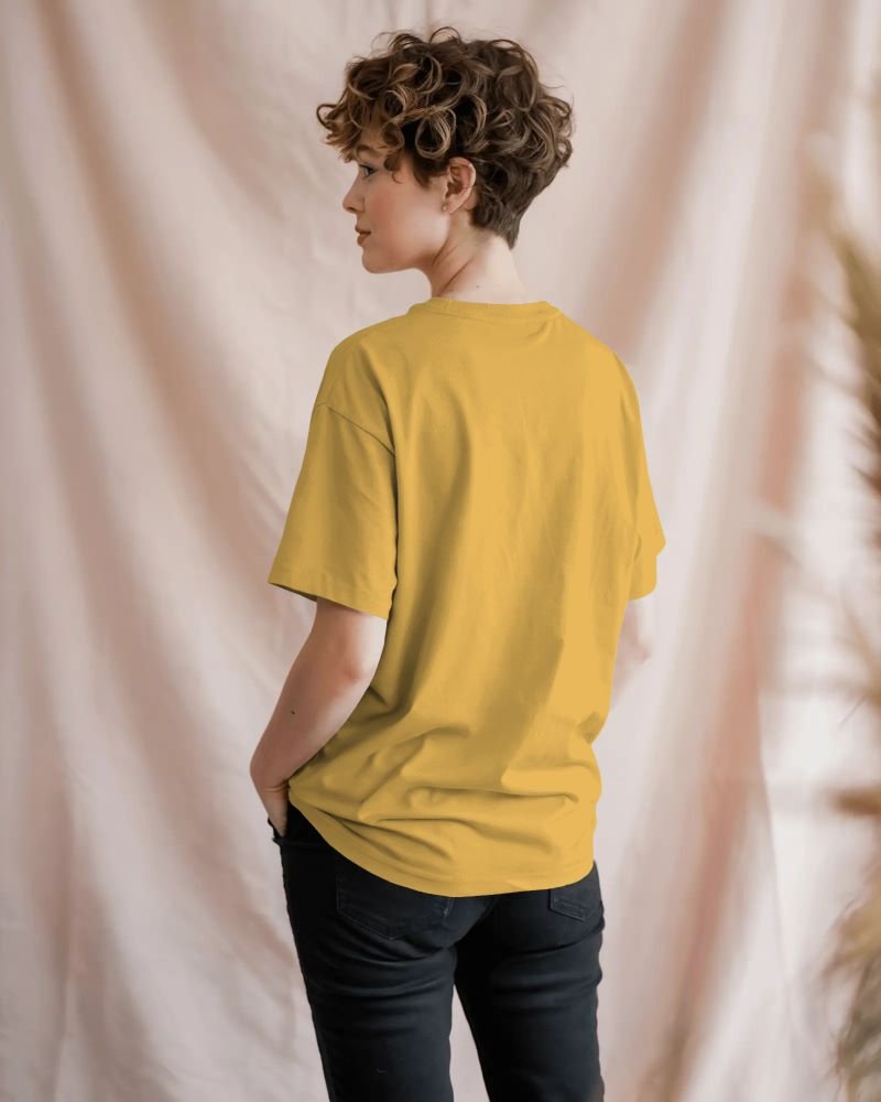 Women Classic Crew back model golden yellow