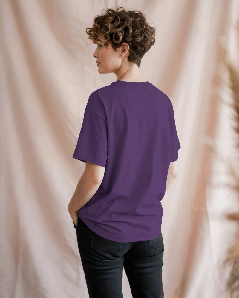 Women Classic Crew back model purple