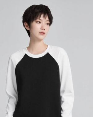 Solid Women Raglan T-Shirt