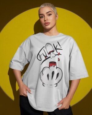 Cut Fuk Hand Oversized Standard T-Shirt