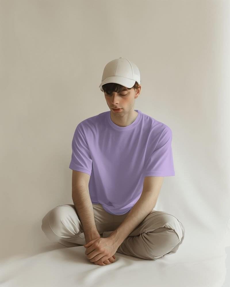 men Classic Crew model lavender